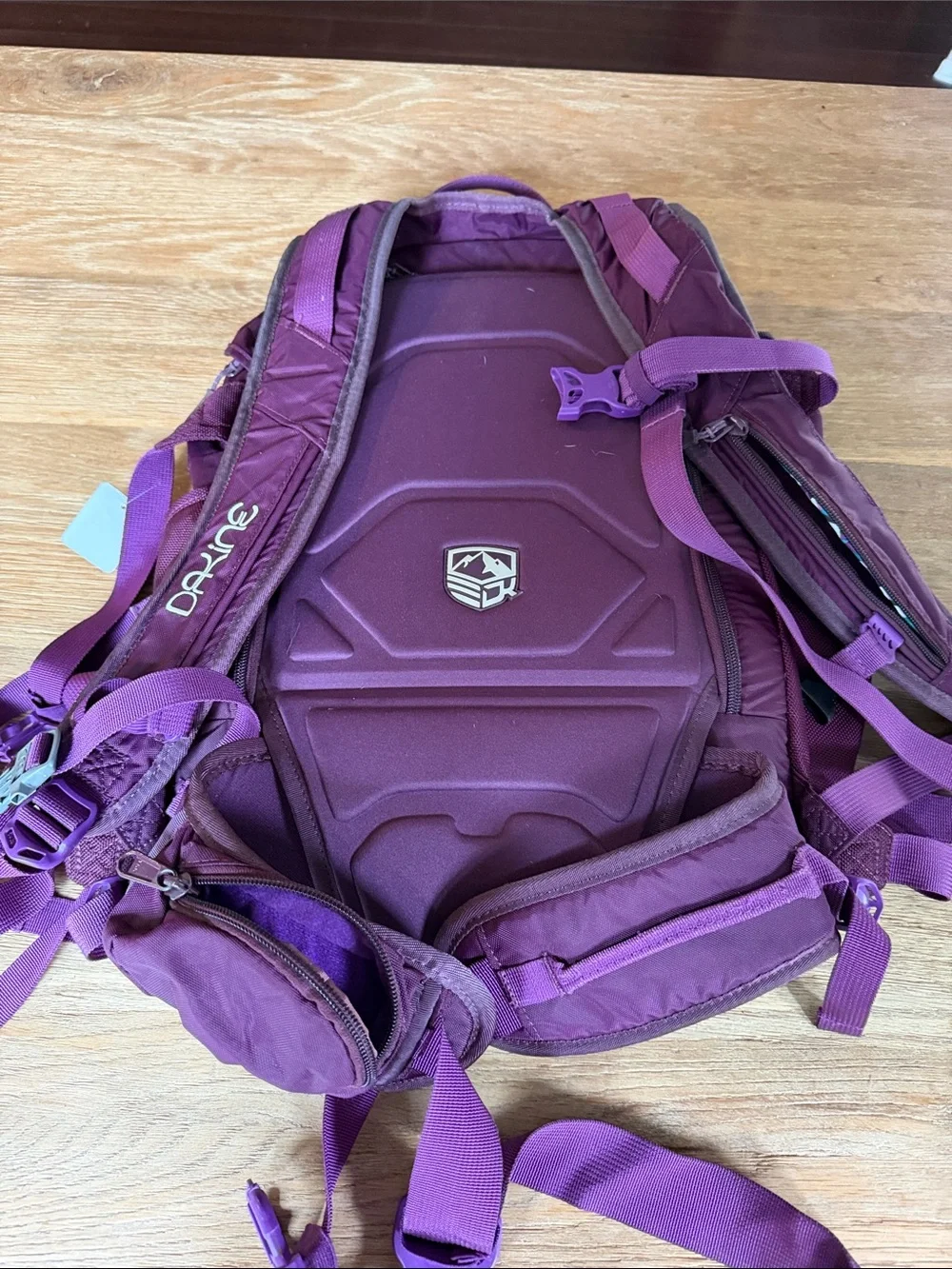 Dakine Purple Pro II Backpack with Teal Accent 26L snowboarding/skiing